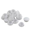 Sourcingmap Plastic Home Round Flush Mount Cable Connector Hole Stoppers Covers 15mm 16pcs White