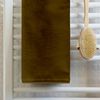 3dRose 22x30 Bath Hand Pool Towel - Earthy Brown - mud Muddy Dark Brown hue - Simple Plain Solid Color Solid Colors