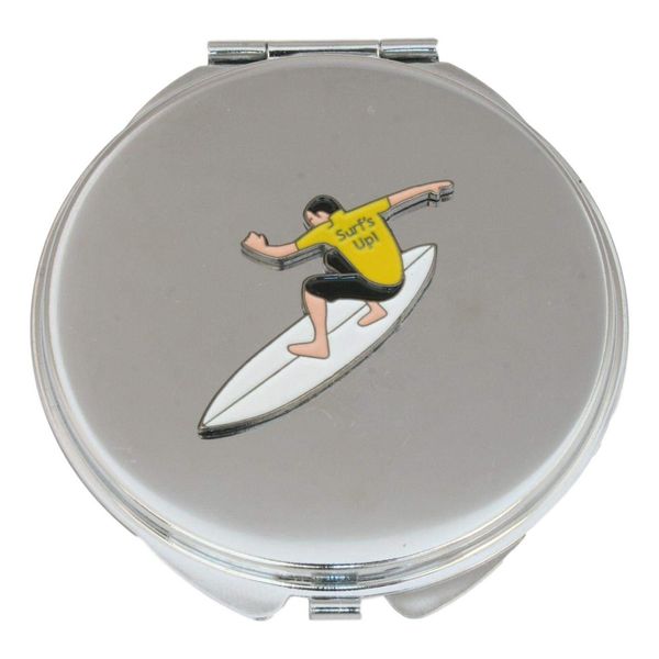 Surfer Compact Mirror Handbag Gift With Free Engraving 547