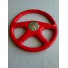 RAPTOR 15" RED WOOD GRAIN STEERING WHEEL