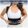 Back Brace and Posture Corrector for Women and Men, Rotate button adjustment ...