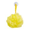 Bodylife Body Buffer, Puff, Exfoliating Bath & Shower Body Pouf, Scrunchie, Body Scrubber Yellow & White 55g