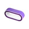 TOOLS FOR BEAUTY 3-sided oval cosmetic tool purple nail buffer block manicure pedicure, 3 ways in one block