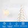 INCREWAY Adhesive Hooks, 20PCS Multi-Function Hooks Seamless Stick on Wall Hooks Towel Holder Self Adhesive Hooks for Kitchen Bathroom