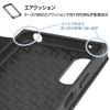 Xperia 10 IV Shockproof Notebook Type Leather Case KAKU Durable/Black/Black