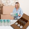 Kitchen Moving Box & Supplies Kit #1 4 Boxes with Dish/Glass Inserts