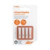 Slice #10534 Chisel Blades, Single-Sided, Ceramic Blades (Pack of 4)