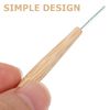 Healifty 30pcs Biodegradable Bamboo Handle Interdental Brushes Between Teeth Cleaner Toothpick