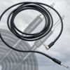 Analysis Plus Black Oval Instrument Cable 10ft Straight to Straight