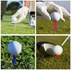 FINGER TEN Castle Golf Tees Plastic Unbreakable Value 100 Count Mixed Size, Golf Practice Tees Stable Durable (Mixed Pack)