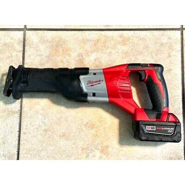 Milwaukee 2620-20 M18 Cordless Sawzall Reciprocating Saw With 18V XC Battery