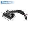 X AUTOHAUX Voltage Regulator Rectifier for Harley Davidson Dyna Glide 74518-99