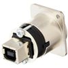 Neutrik NAUSB-W USB A to USB B Chassis Mounting Coupler