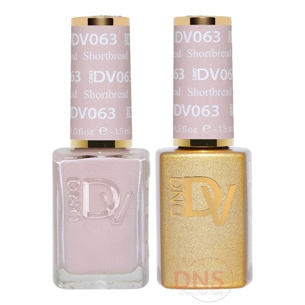 Diva Duo 1 Nail Lacquer + 1 Gel Polish - #063 Shortbread