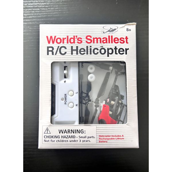 Westminster World's Smallest RC Helicopter Red Black with Storage Case