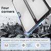 Omnpak Case for Microsoft Surface Pro 11/Surface Pro 10/Surface Pro 9,13-inch Shock-Resistant Rugged Multi-Angle Stand Hard Shell Protective Cover Compatible with Type Cover Keyboard