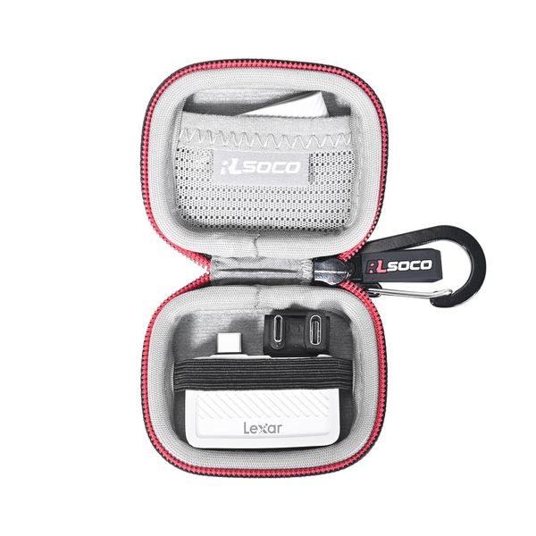 RLSOCO Carrying Case for Lexar Professional Go Portable SSD 2TB/1TB (Case Only)