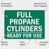 SmartSign "Full Propane Cylinders Ready for Use" Sign | 10" x 14" Plastic
