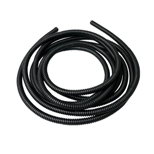 Black Conduit Split Plastic Flexible Cable Tidy Solution Tube Trunking 10mm - 4m