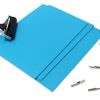 Artway Soft Cut Polymer A4 Sheets - Ideal for Print Graphics/Lino Printing - Pack of 3 Sheets - Blue