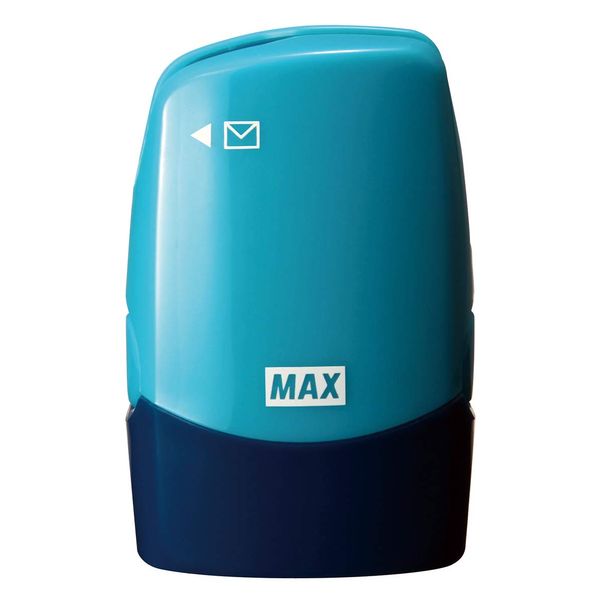 Max SA-151RL/B2 Personal Information Protection Stamp with Letter Opener Coroletta Blue