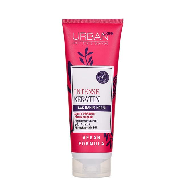 URBAN Care Intense Keratin Aşırı Yıpranmış Saçlara Özel Saç Bakım Kremi 250 ml- Vegan