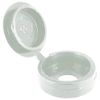 40 X Screw Cups & Cover Surface Washers for Screws 10, 12, 14 - White