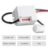 SEBSON Mini PIR Sensor Indoor, Ceiling Flush Mounted for Installation, LED suitable, Infrared Motion Sensor, Range max. 6m/360°, Programmable