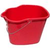 Tuff Stuff Products SB17RD 17 qt. Square Utility Bucket, Red