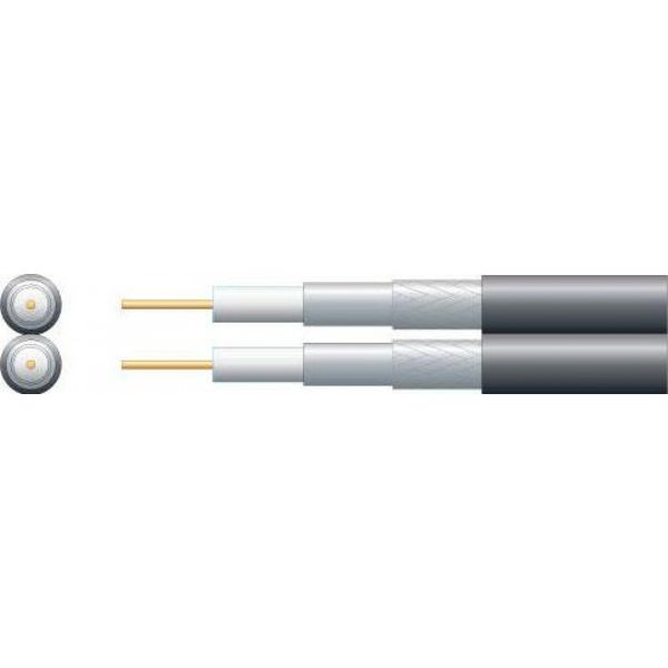 RG6 DIGI TWIN FOAM FILLED CCS SATELLITE CABLE