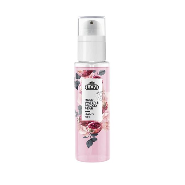 LCN Hand Gel "Rosewater & Prickly Pear" 100ml - vegan, mit wertvollem Kaktusfeigenextrakt