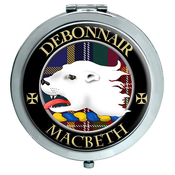 Macbeth (otter) Scottish Clan Compact Mirror