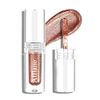 DE'LANCI Sexy Bronze Eye Shadow Glitter Liquid,Länger anhaltender Glitter-Lidschatten, der nicht abfällt, wasserdicht und schweißfest, flüssiger Lidschatten, flüssiger Lidschatten für reife Haut