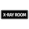 Standard X-Ray Room Sign (Black) - Large