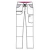KOI Lite Women's Peace Drawstring Scrub Pant Medium Black