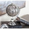 Deco 79 Stainless Steel Globe, 9" x 7" x 11", Gray