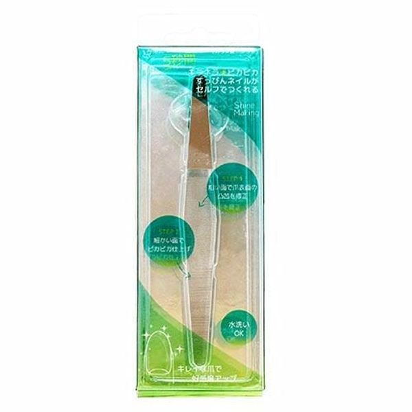 Japan Genuin Shine Making Nail Polish, Clear, Nail File, Clear, 0.3 oz (8.4 g)
