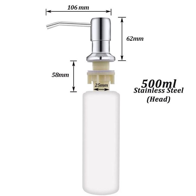 Kitchen Sink Soap Dispenser - Detergent Liquid Soap Lotion