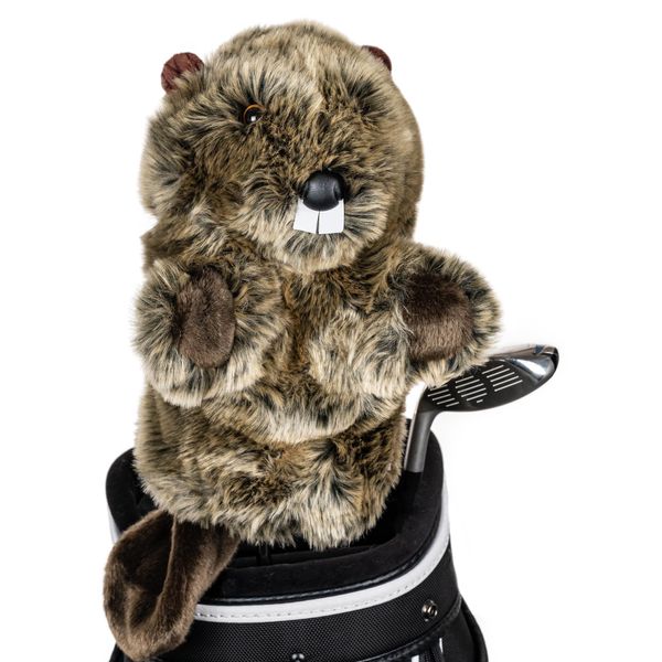 Daphne’s Beaver Driver Headcover | Premium Driver Headcovers | Funny Golf Club Covers | Stylish Protection for Your Clubs | Men's Golf Gear | Driver Headcover for Men and Women