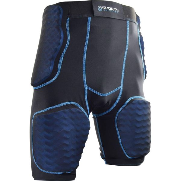 Sports Unlimited Youth 5 Pad Integrated Football Girdle 2.0