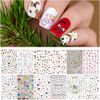 EBANKU Animal Nail Stickers, Cute, Character Design, 840 Types to Choose From, Ultra Thin, Layered, Children's Stickers, Stickers