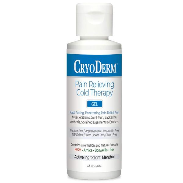 CryoDerm 4 oz Cold Therapy Gel (1 Pack)