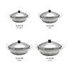 Thunder Group Chafer Body with Plastic Knob Handle Wok, 7-1/2-Inch