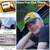Jeep Have Fun Out There Patch Garment Washed Trucker Hat Unstructured Yellow