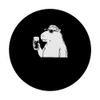 Cool Sunglasses Capybara Drinking Beer Capybaras PopSockets Swappable PopGrip