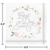 Creative Converting Country Floral Best Day Ever Napkins, 6.5", Multi-colored