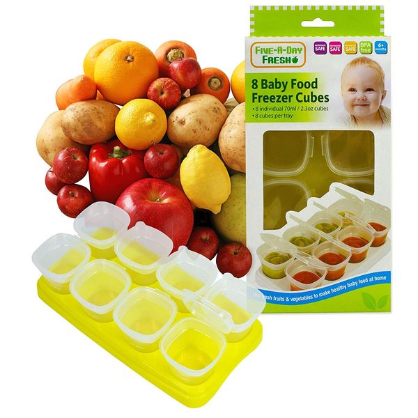 First Steps Baby Food Freezing Cubes (Transparent)