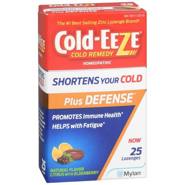 Cold-EEZE Cold Remedy Plus Defense Lozenges Citrus with Elderberry 25 EA