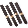 Trip Machine Company Motorcycle Handle Bar Wire/Cable Wrap Accessorie 4-Pack (Caffeine)
