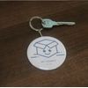Gift Insanity DEVIL WORSHIP - 666 - RED ON BLACK - 55mm Keyring Bottle Opener